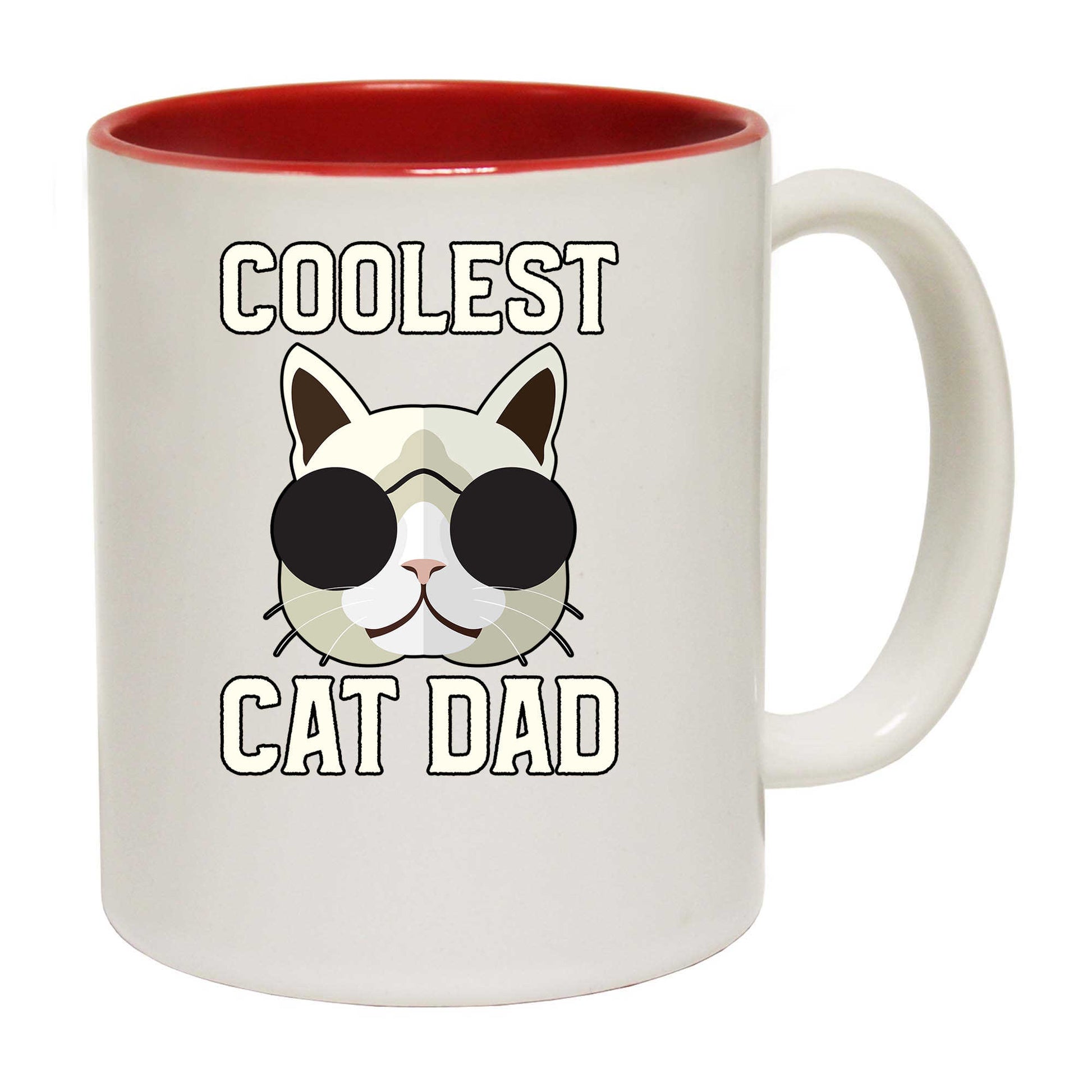 Coolest Cat Dad - Funny Coffee Mug