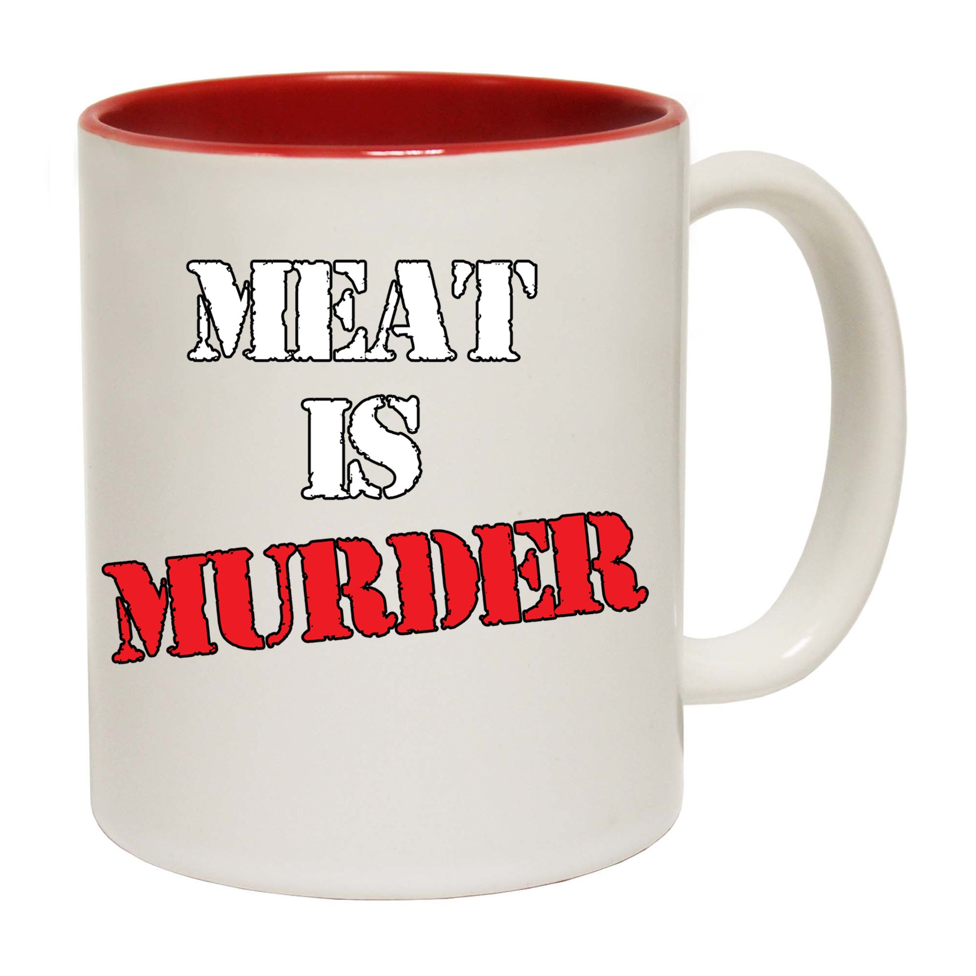 Meat Is Murder V2 Vegan - Funny Coffee Mug