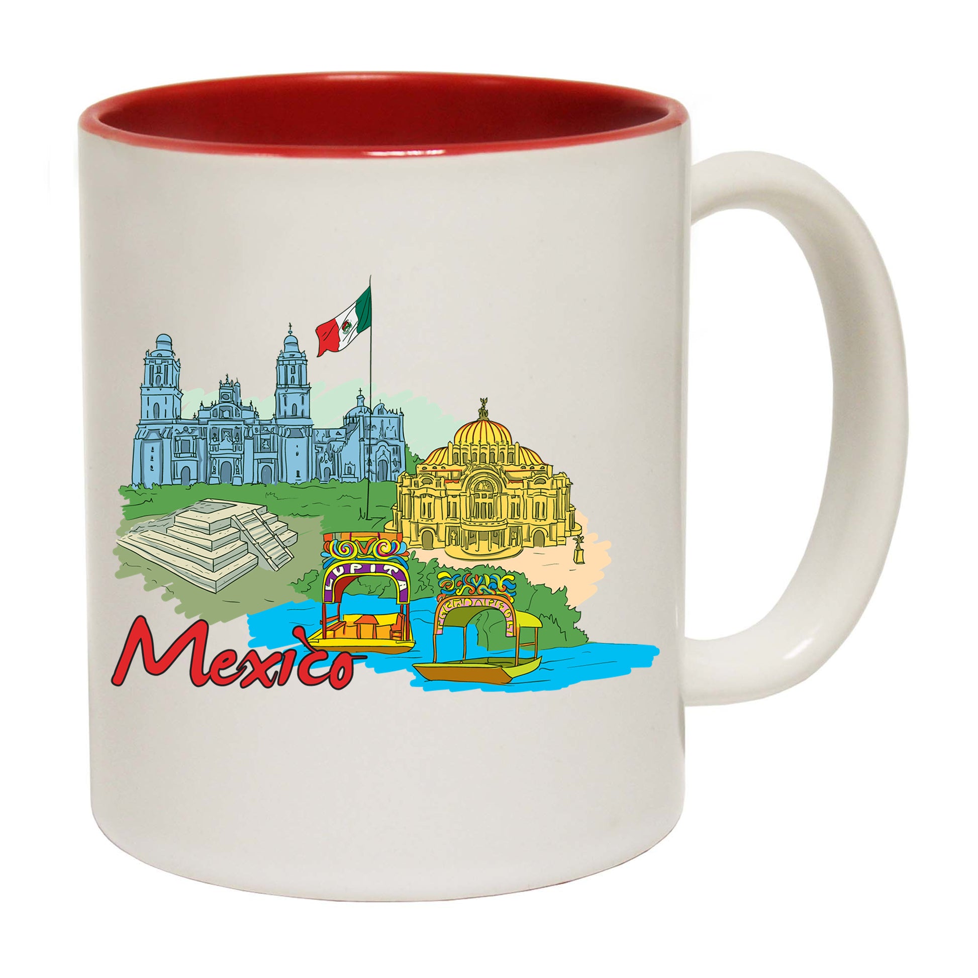 Mexico North America Country Flag Destination - Funny Coffee Mug