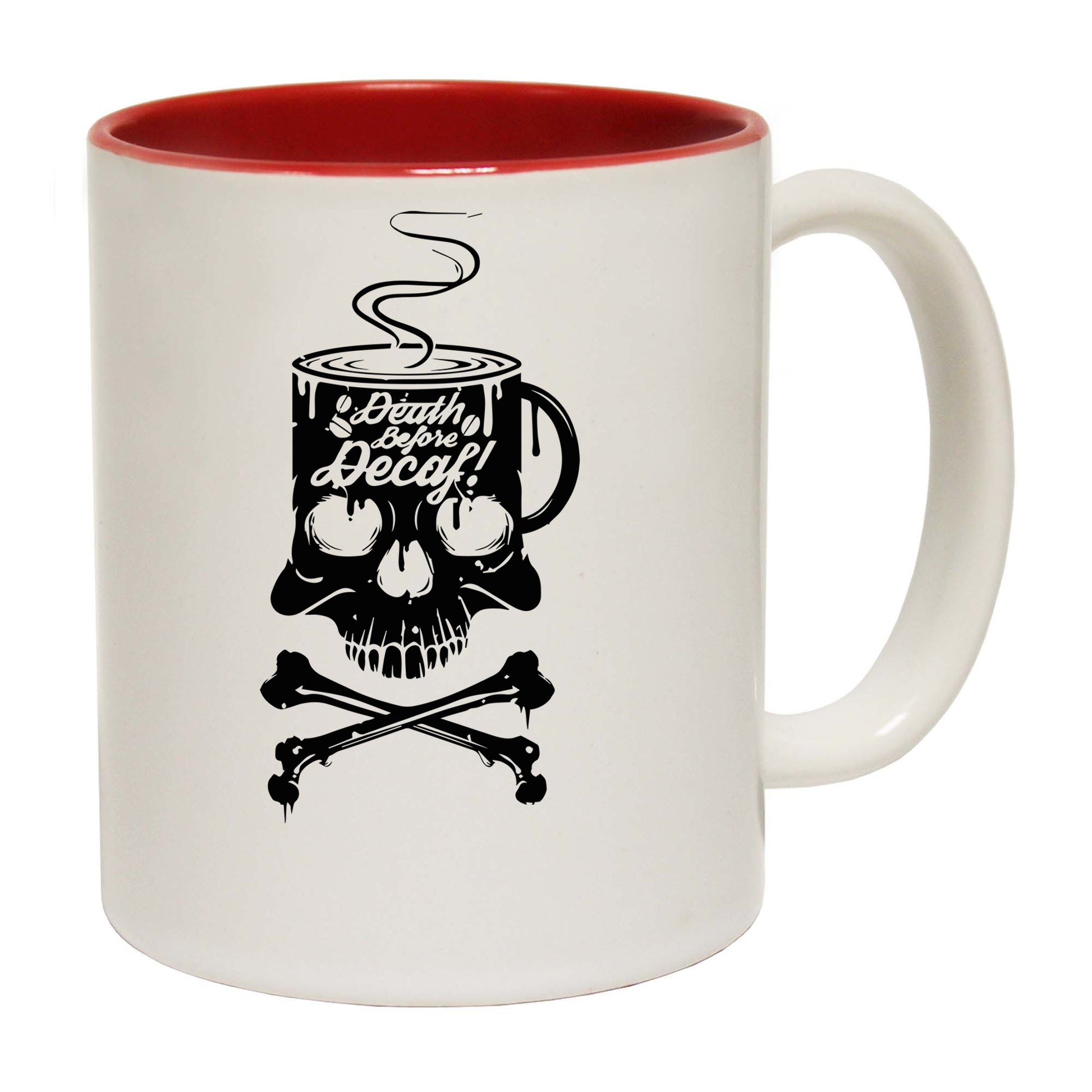 Death Before Decaf Coffee - Funny Coffee Mug