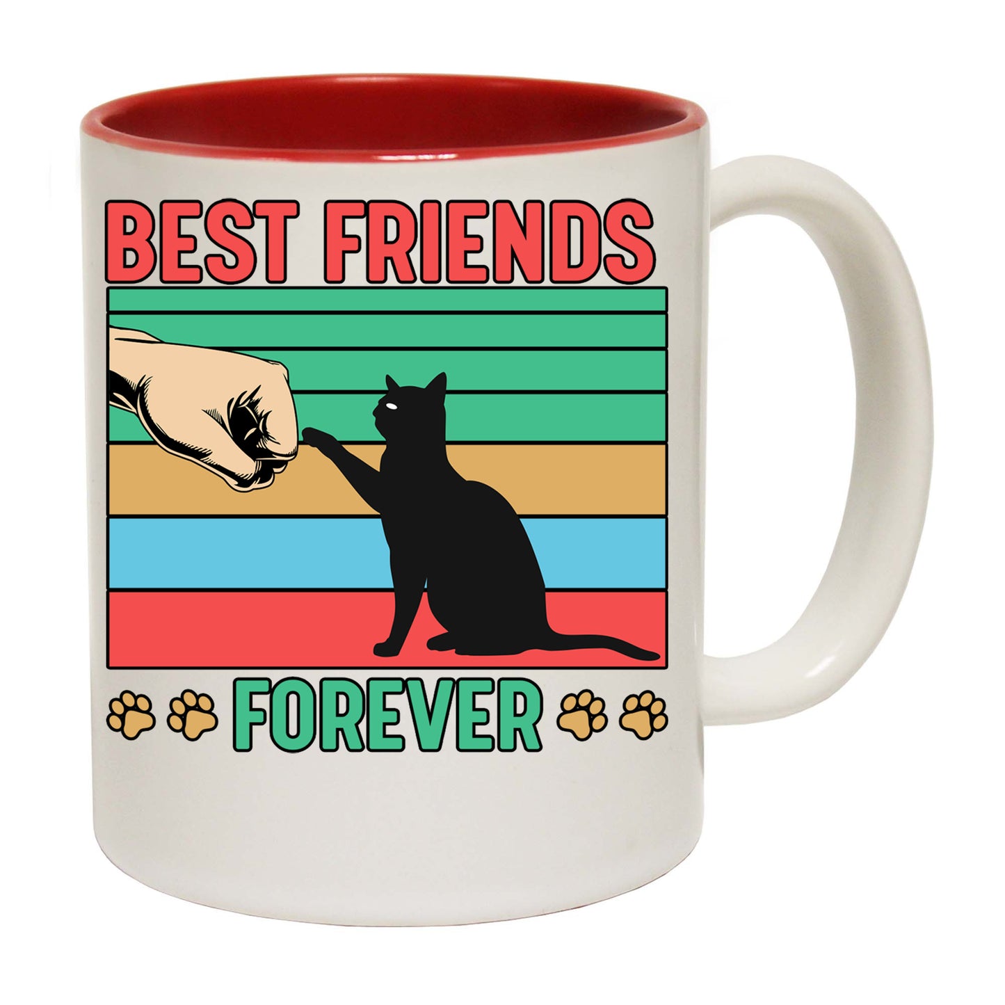 Best Friends Forever Cat Cats Kitten Pussy - Funny Coffee Mug