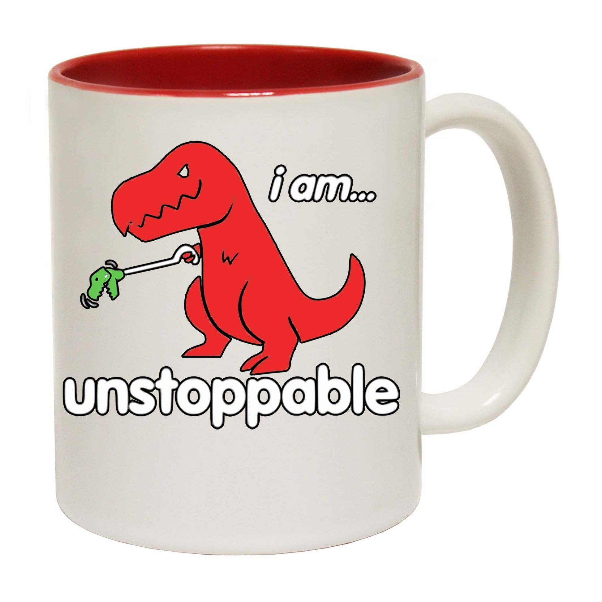 I Am Unstoppable Dinosaur Trex - Funny Coffee Mug