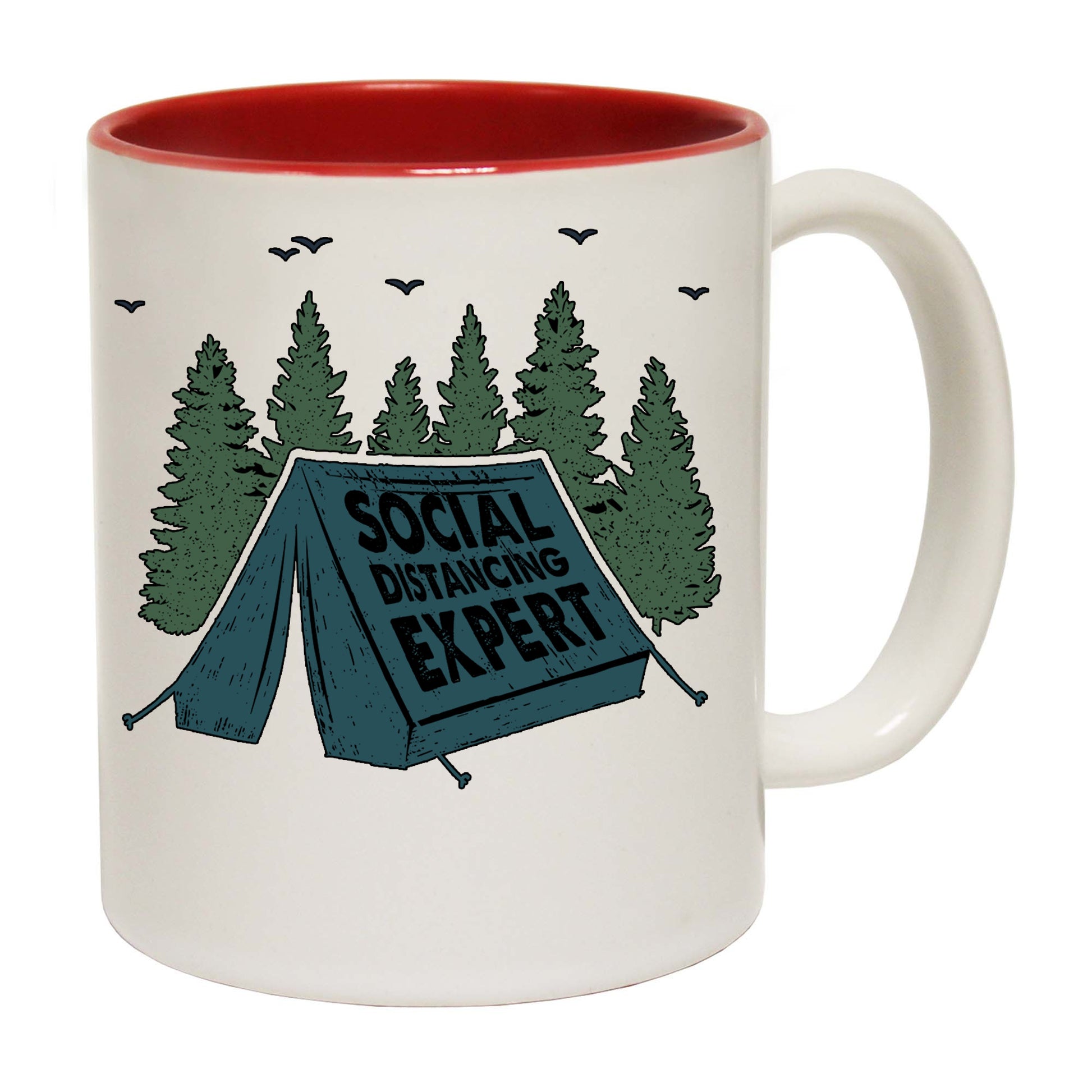 Camping Social Distancing Expert - Funny Coffee Mug