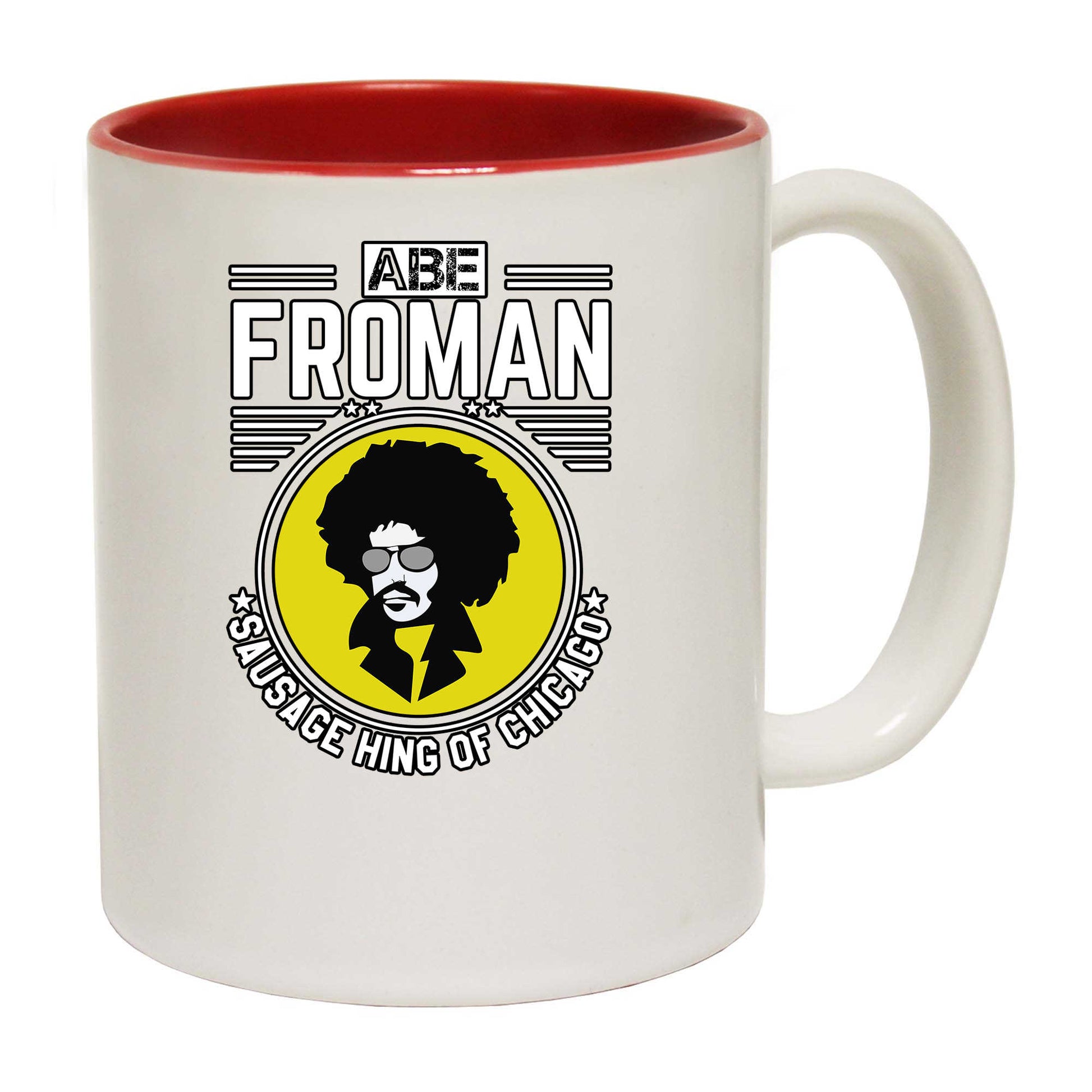 Abe Froman Sausage King Of Chicago Afro - Funny Coffee Mug
