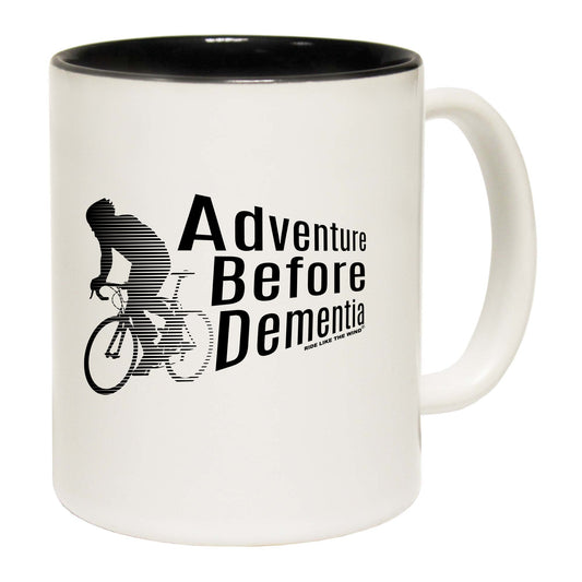Rltw Adventure Before Dementia Cycling - Funny Coffee Mug