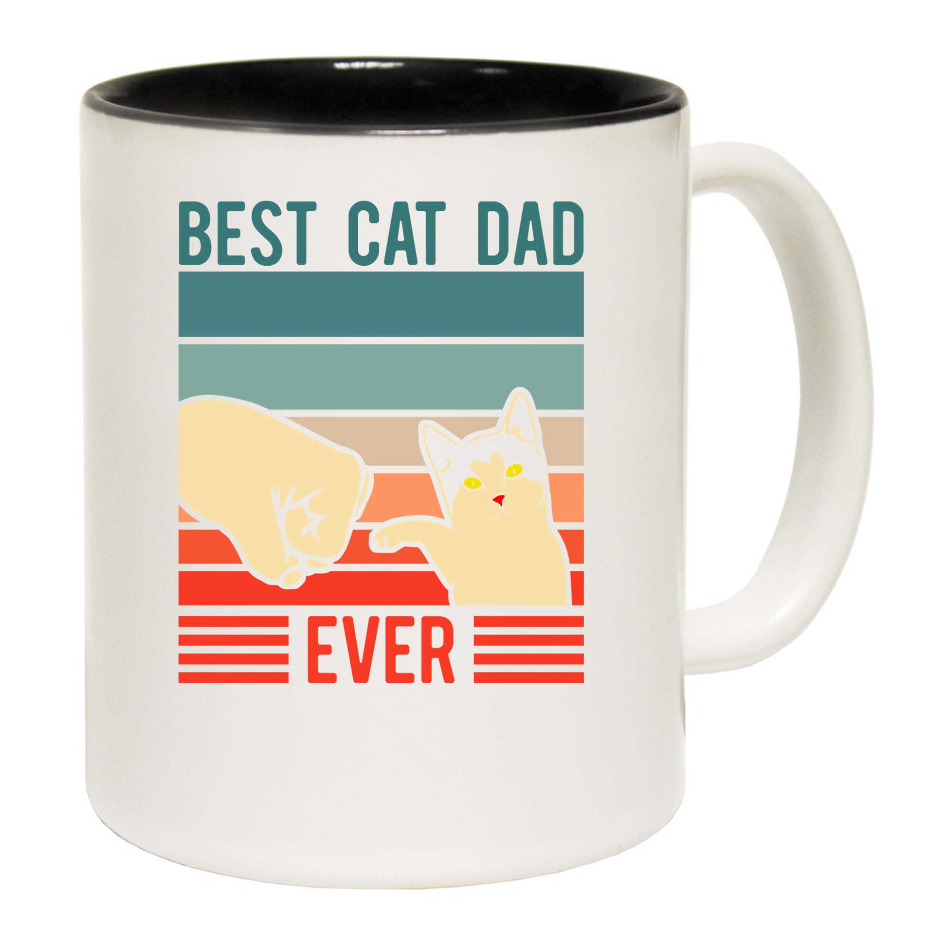 Best Cat Dad Ever Paw - Funny Coffee Mug