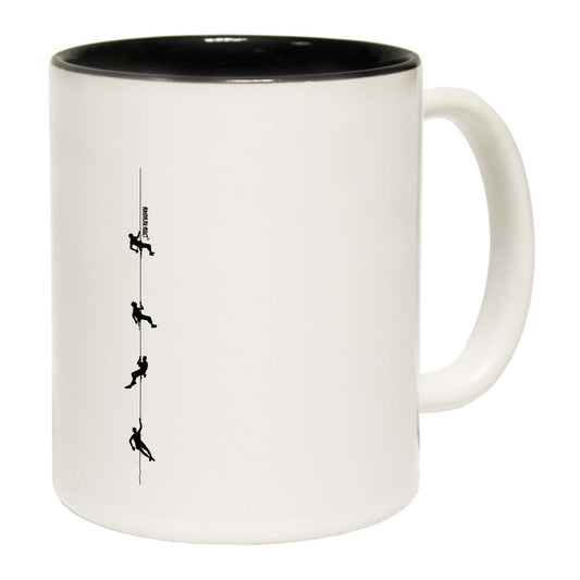 Aa Climbers On Rope   Attn Needed - Funny Coffee Mug