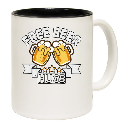 Free Beer Hugs - Funny Coffee Mug