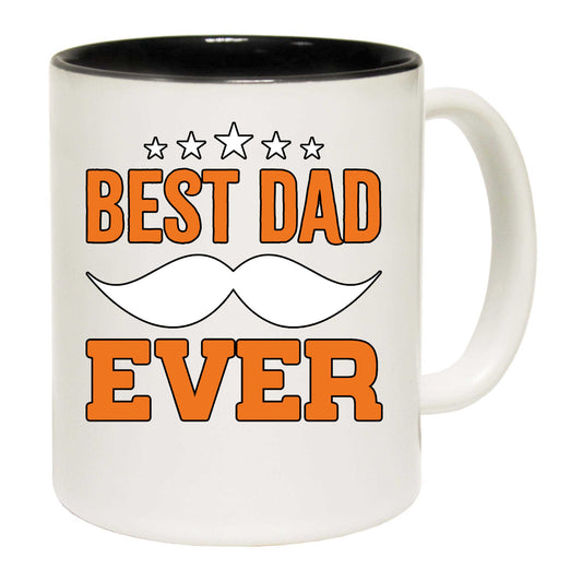 Best Dad Ever Mustache Moustache V2 - Funny Coffee Mug