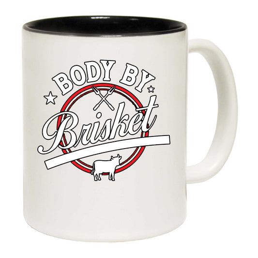 Body By Brisket Backyard Cookout Bbq Grill - Funny Coffee Mug