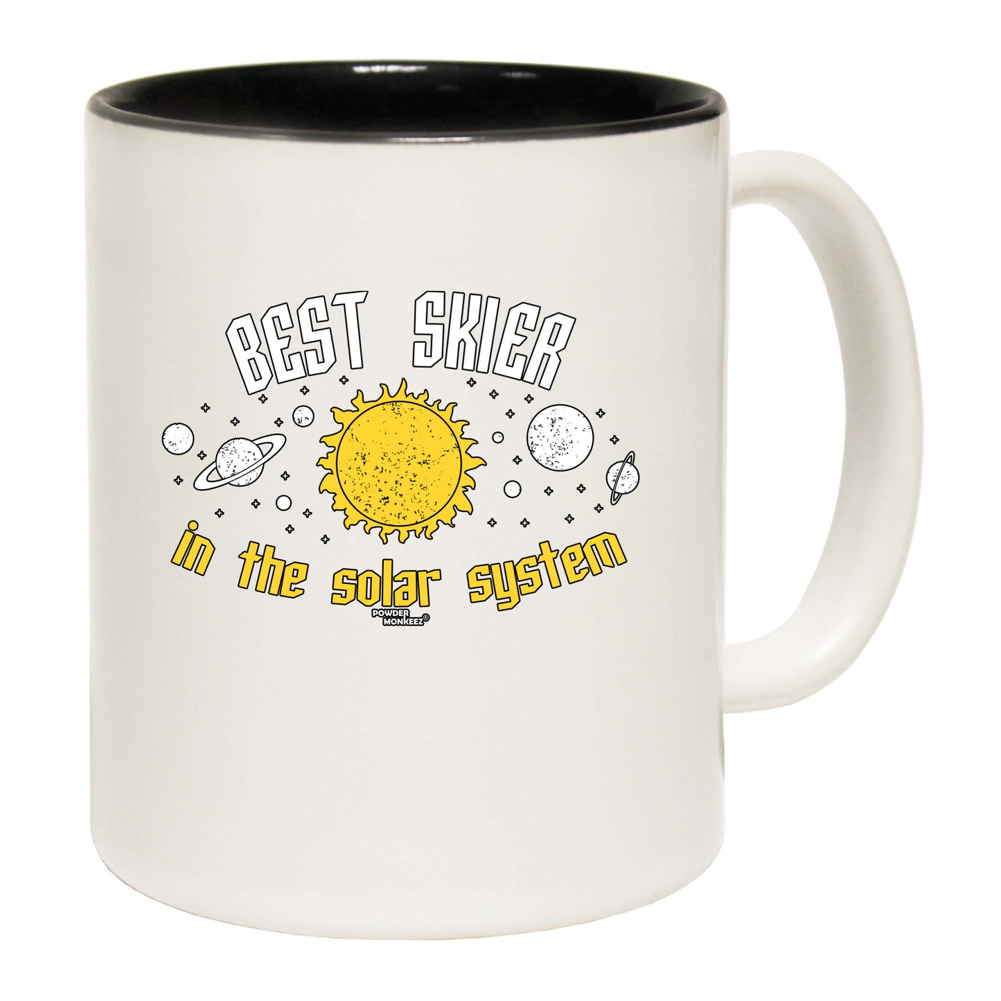Pm Best Skier In The Solar System - Funny Coffee Mug