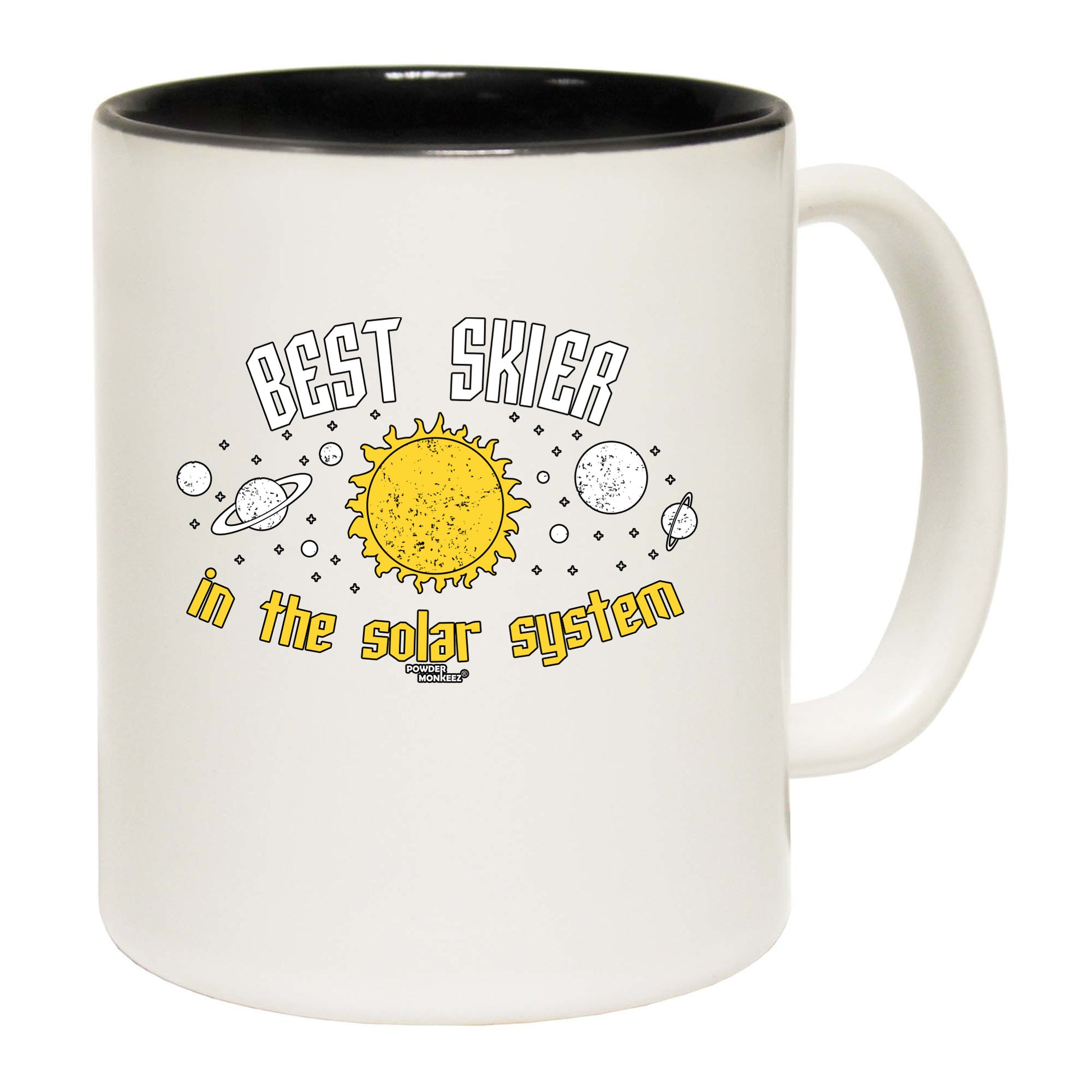 Pm Best Skier In The Solar System - Funny Coffee Mug