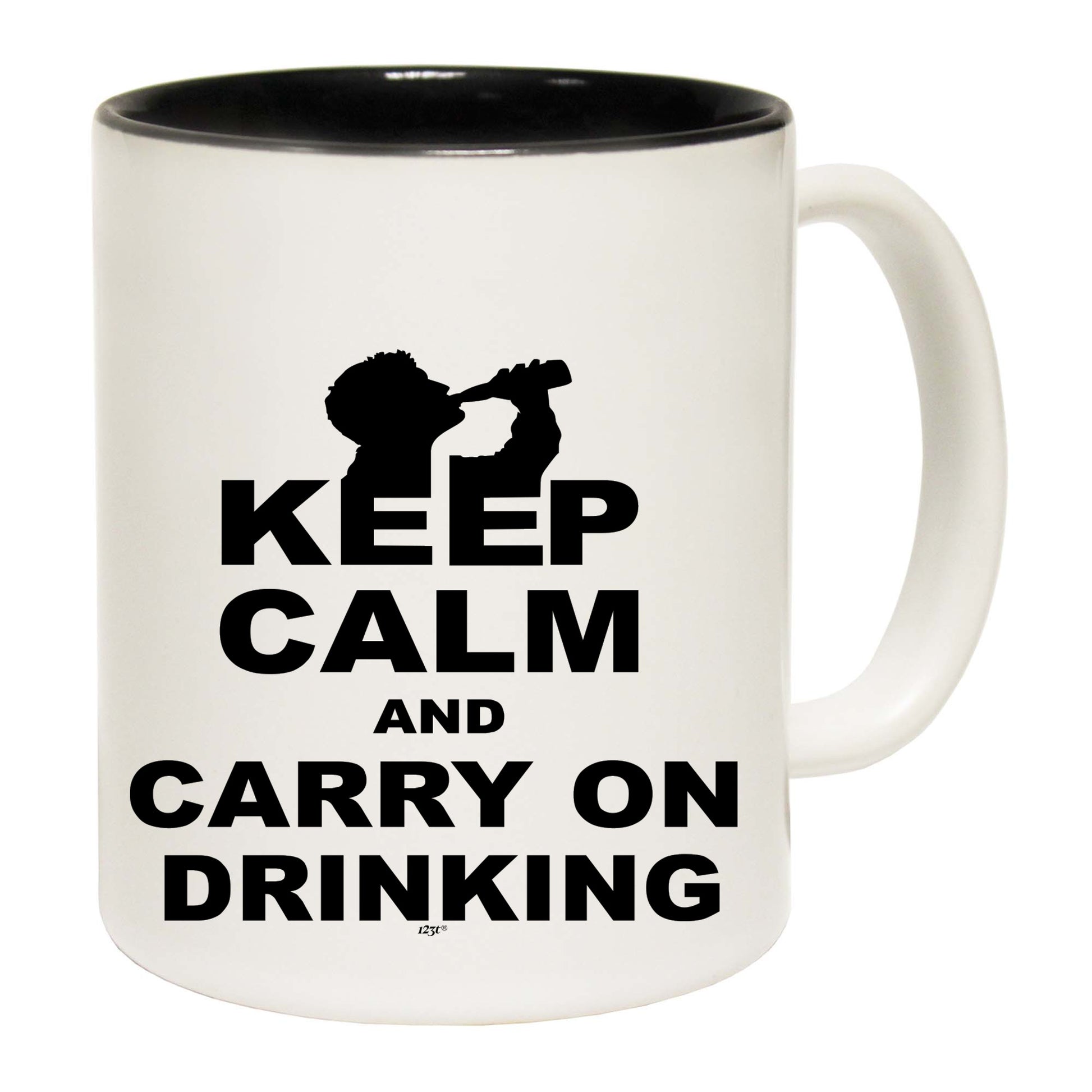 Keep Calm And Carry On Drinking - Funny Coffee Mug