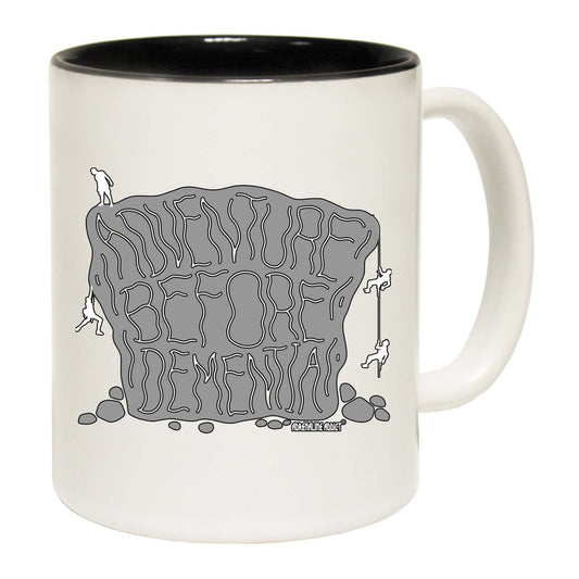 Aa Adventure Before Dementia Rock Climber - Funny Coffee Mug