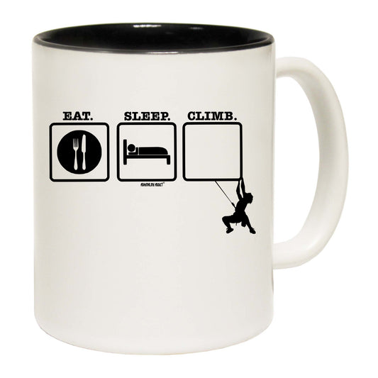 Aa Eat Sleep Climb 1 - Funny Coffee Mug