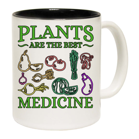 Plants Are The Best Medicine Vegan Food - Funny Coffee Mug