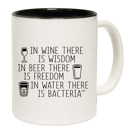 In Wine There Is Wisdom - Funny Coffee Mug