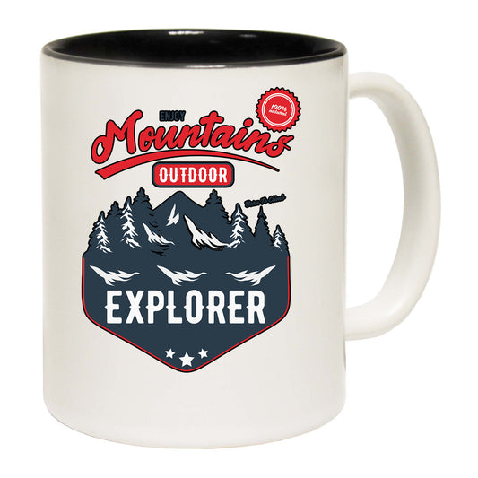 Born To Climb Mountain Outdoors - Funny Coffee Mug