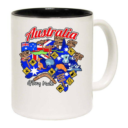 Australia Gday Mate Good Day Oz Day - Funny Coffee Mug