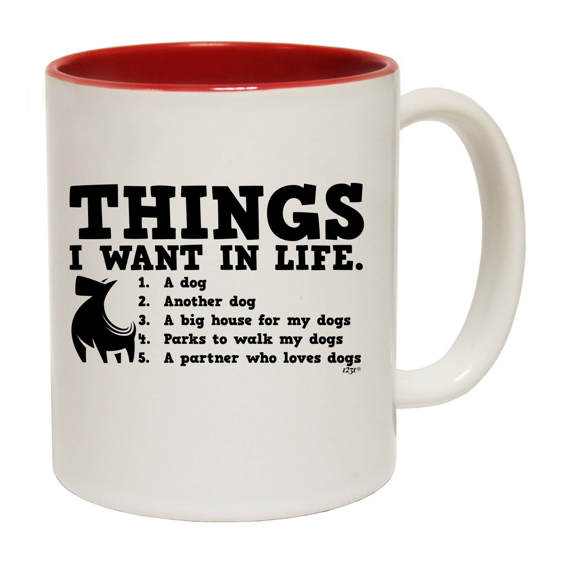 Things Want In Life Dog - Funny Coffee Mug