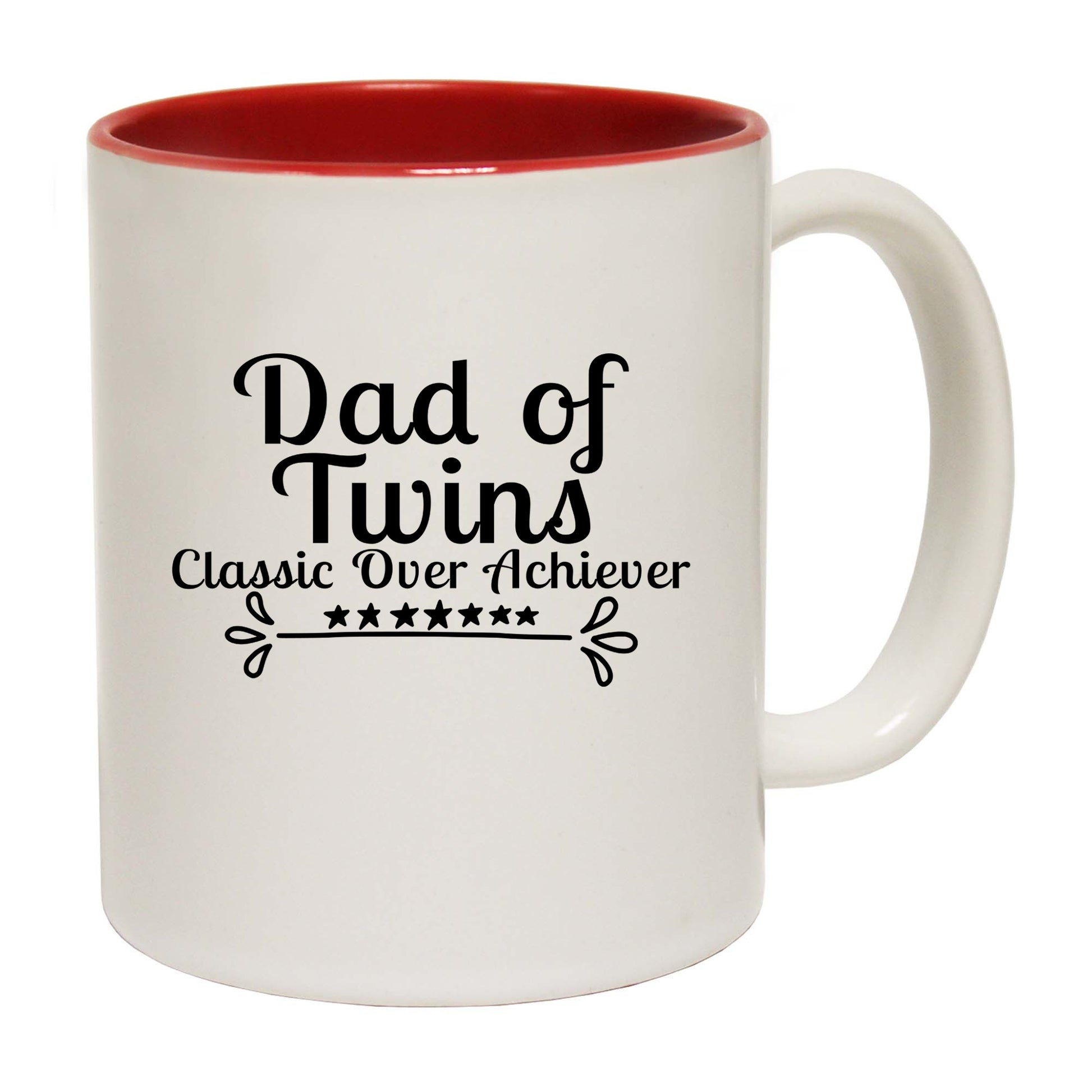 Dad Of Twins Classic Over Achiever - Funny Coffee Mug