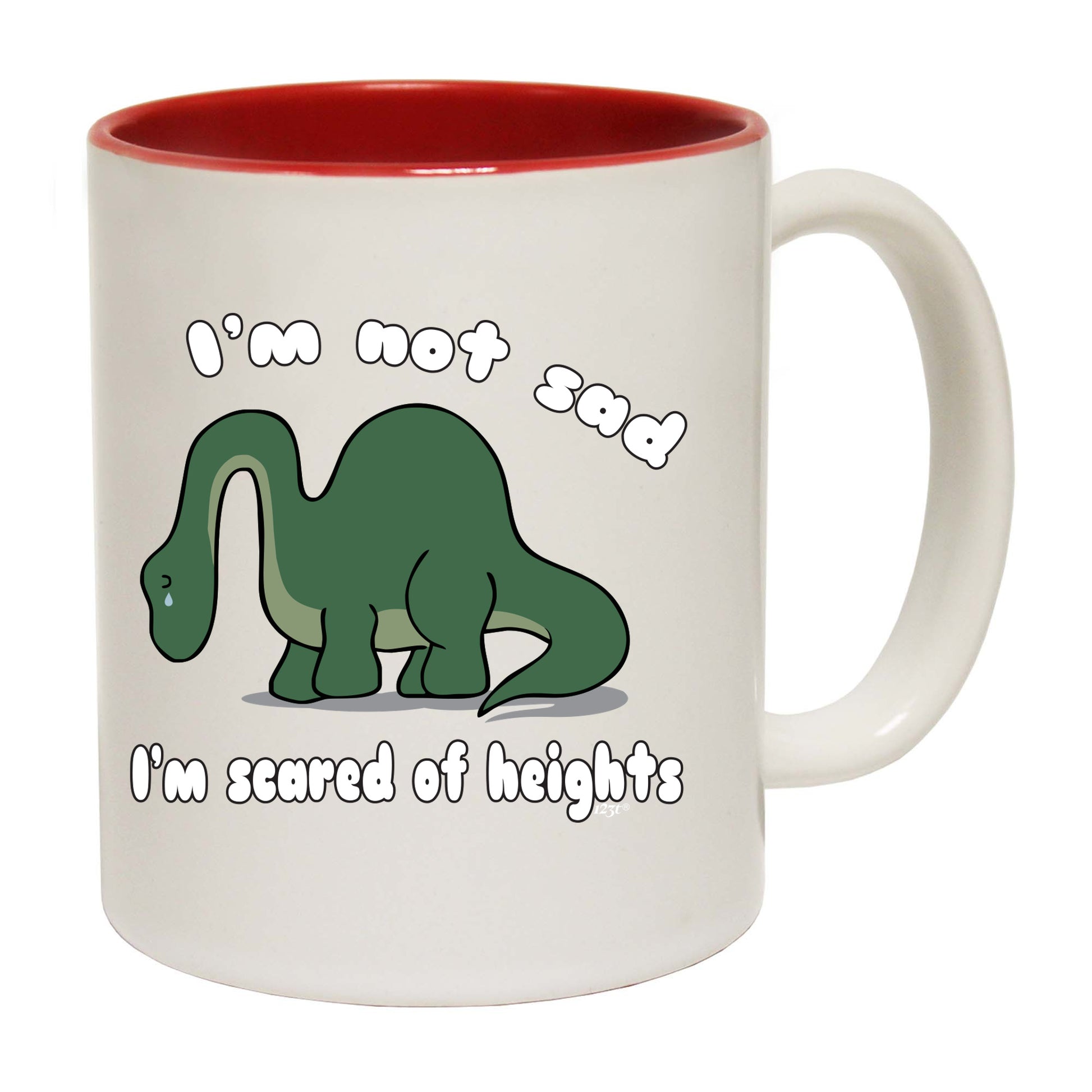 Im Not Sad Im Scared Of Heights - Funny Coffee Mug