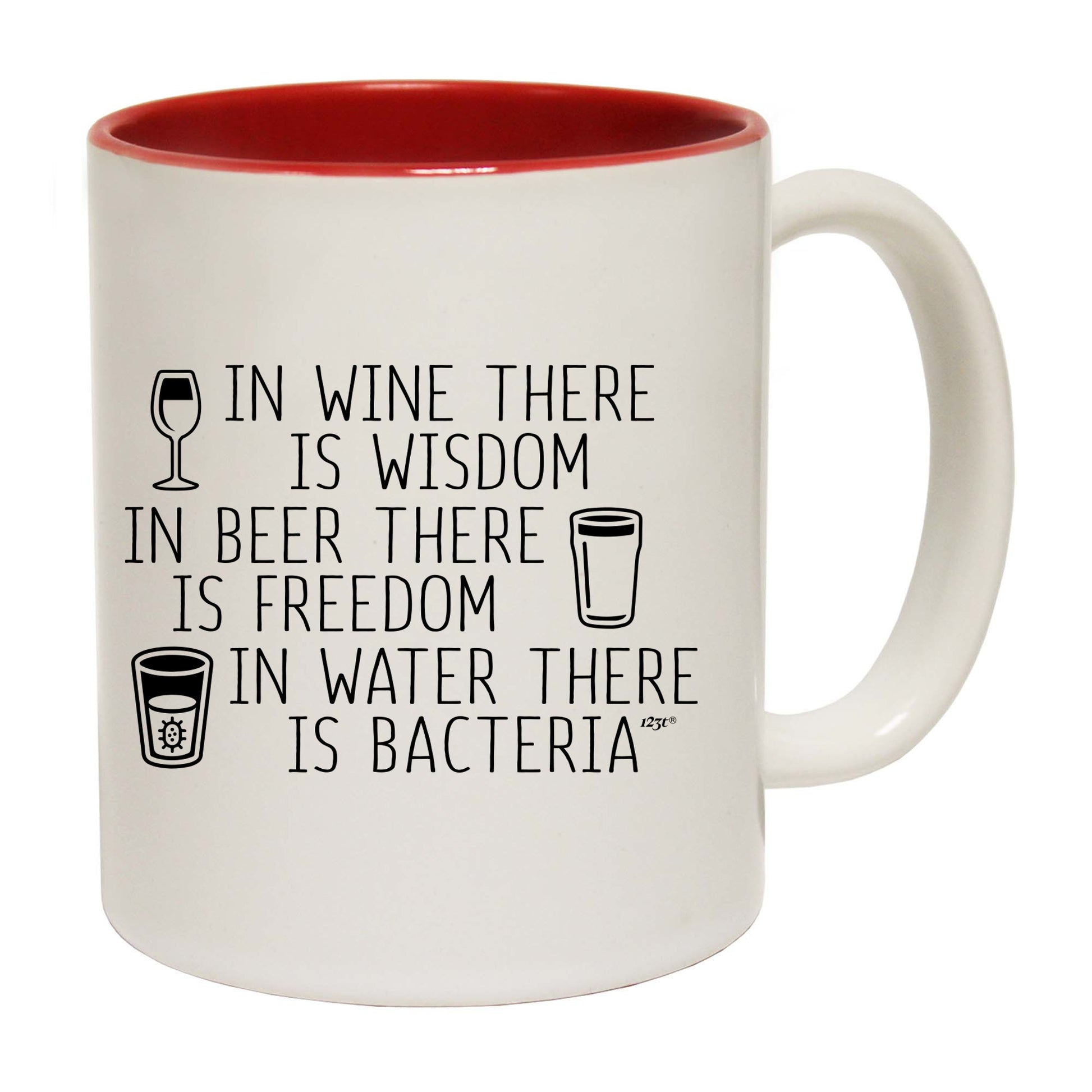 In Wine There Is Wisdom - Funny Coffee Mug