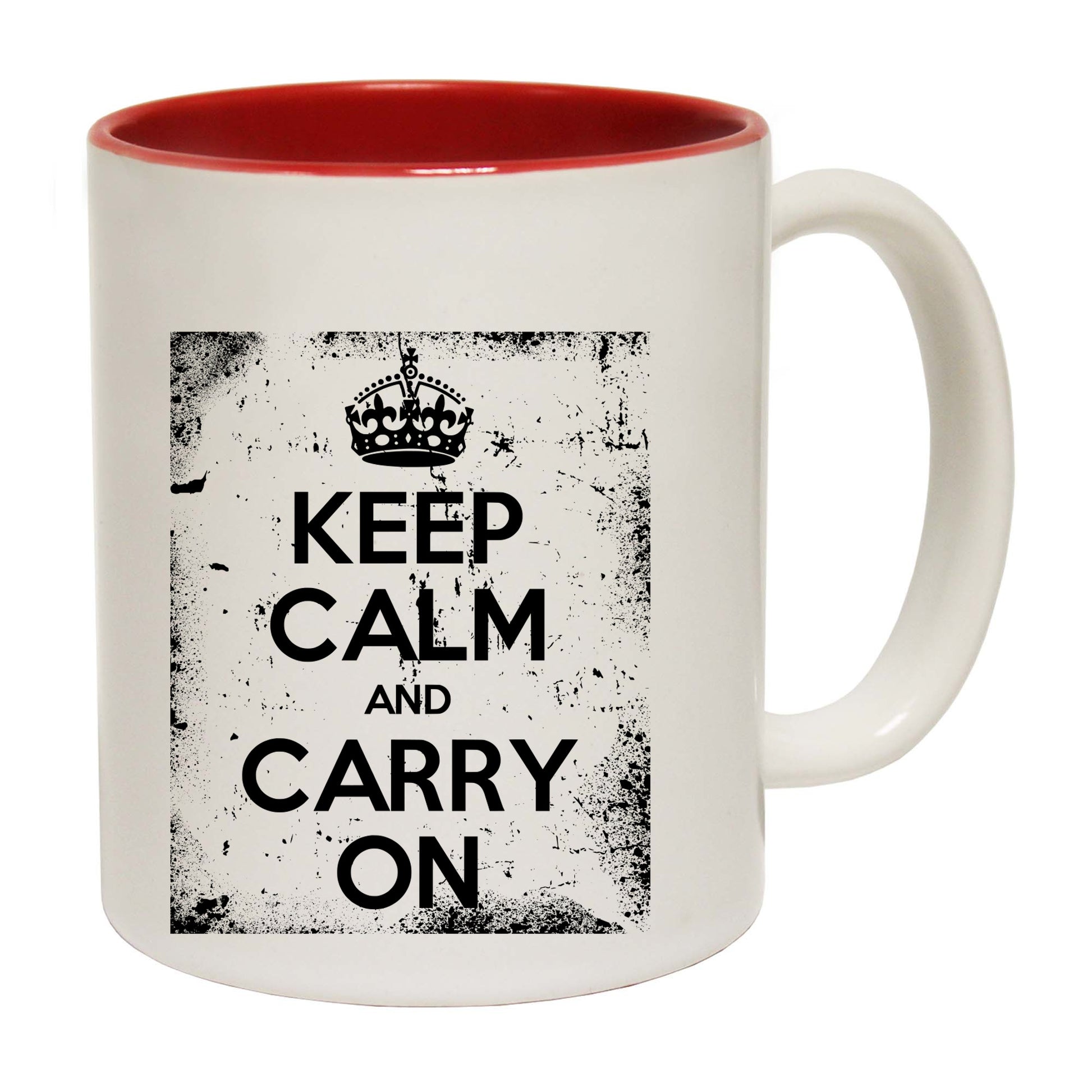 Keep Calm And Carry On Frame - Funny Coffee Mug