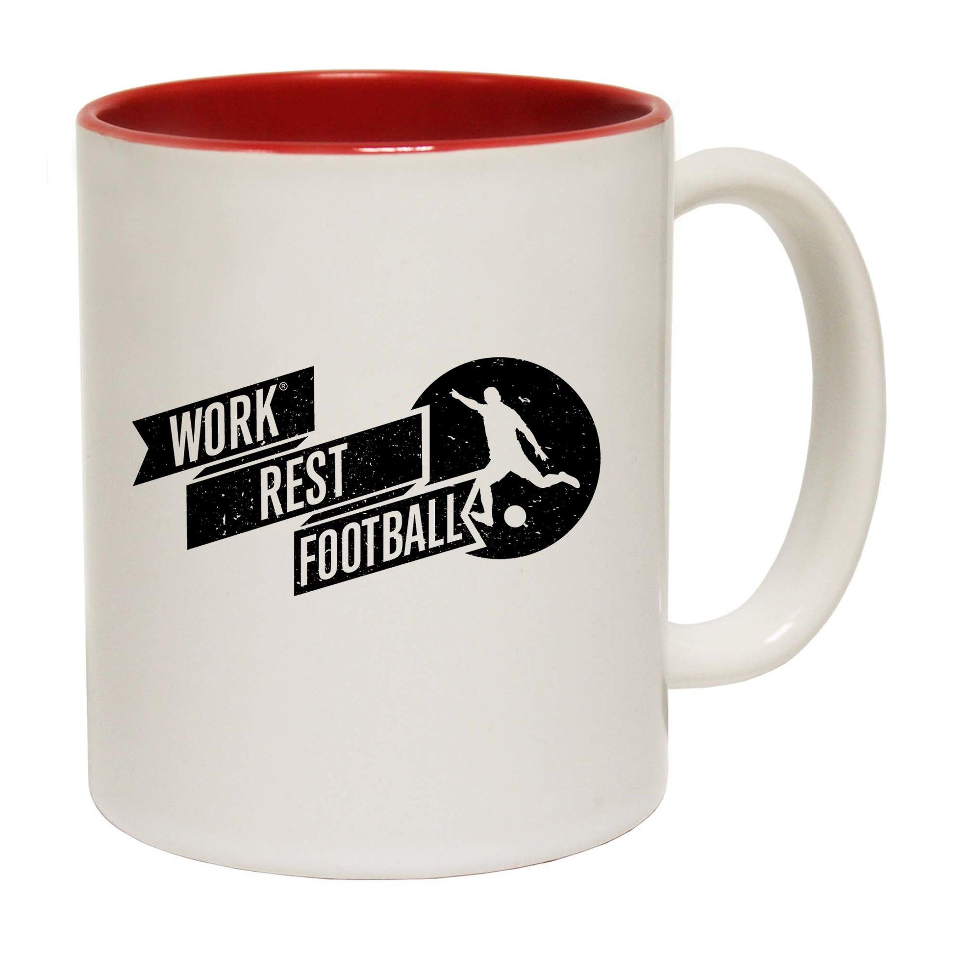 Work Rest Football - Funny Coffee Mug