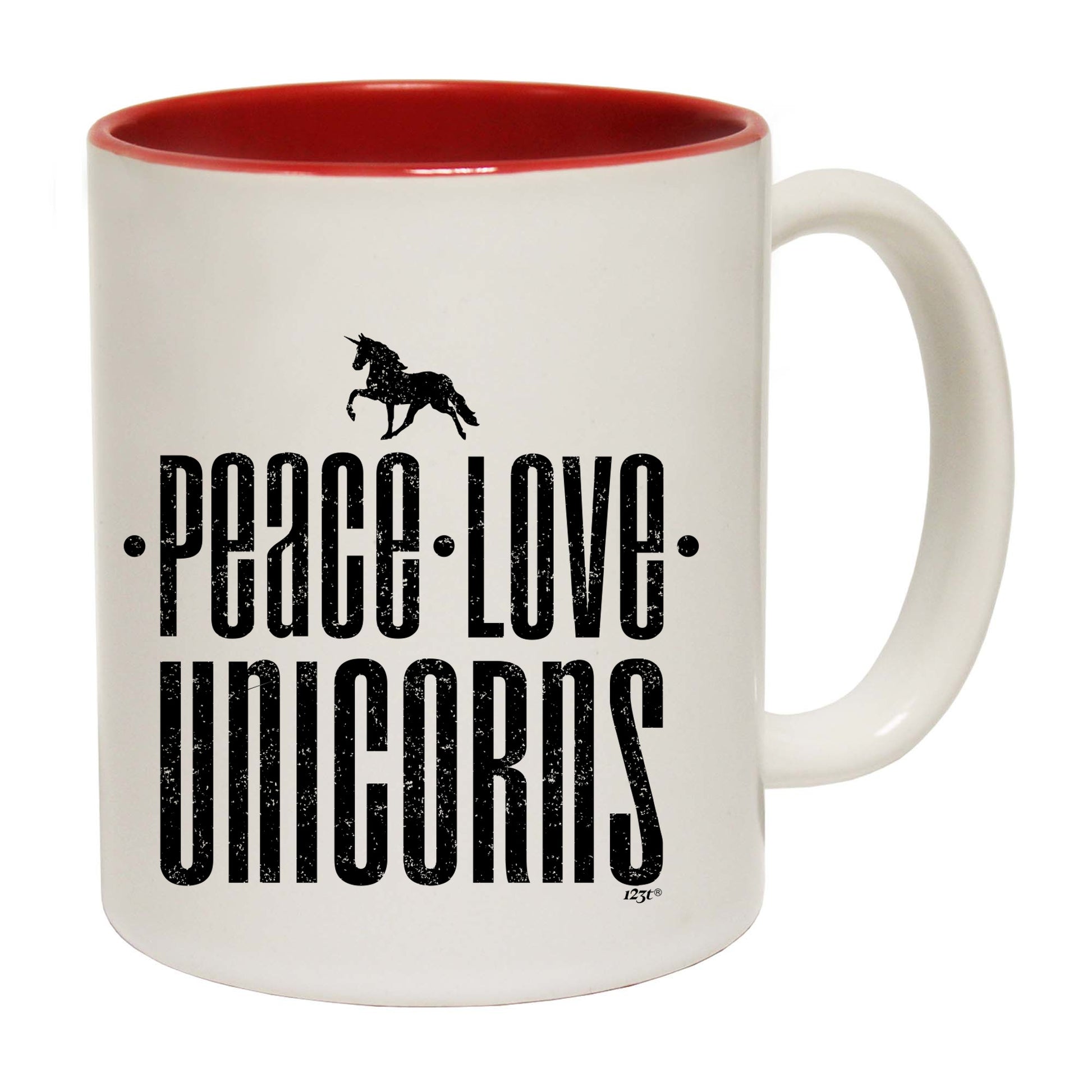 Peace Love Unicorn - Funny Coffee Mug