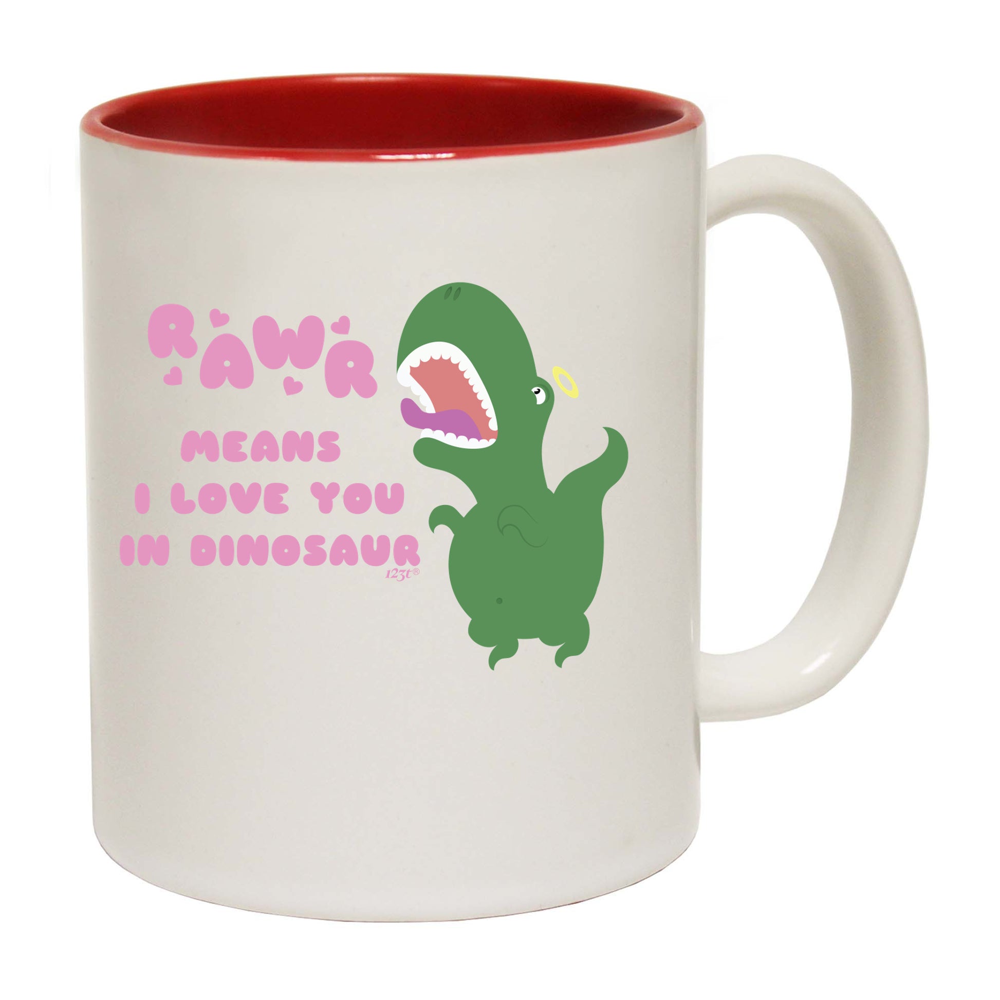 Rawr Means Love You In Dinosaur - Funny Coffee Mug