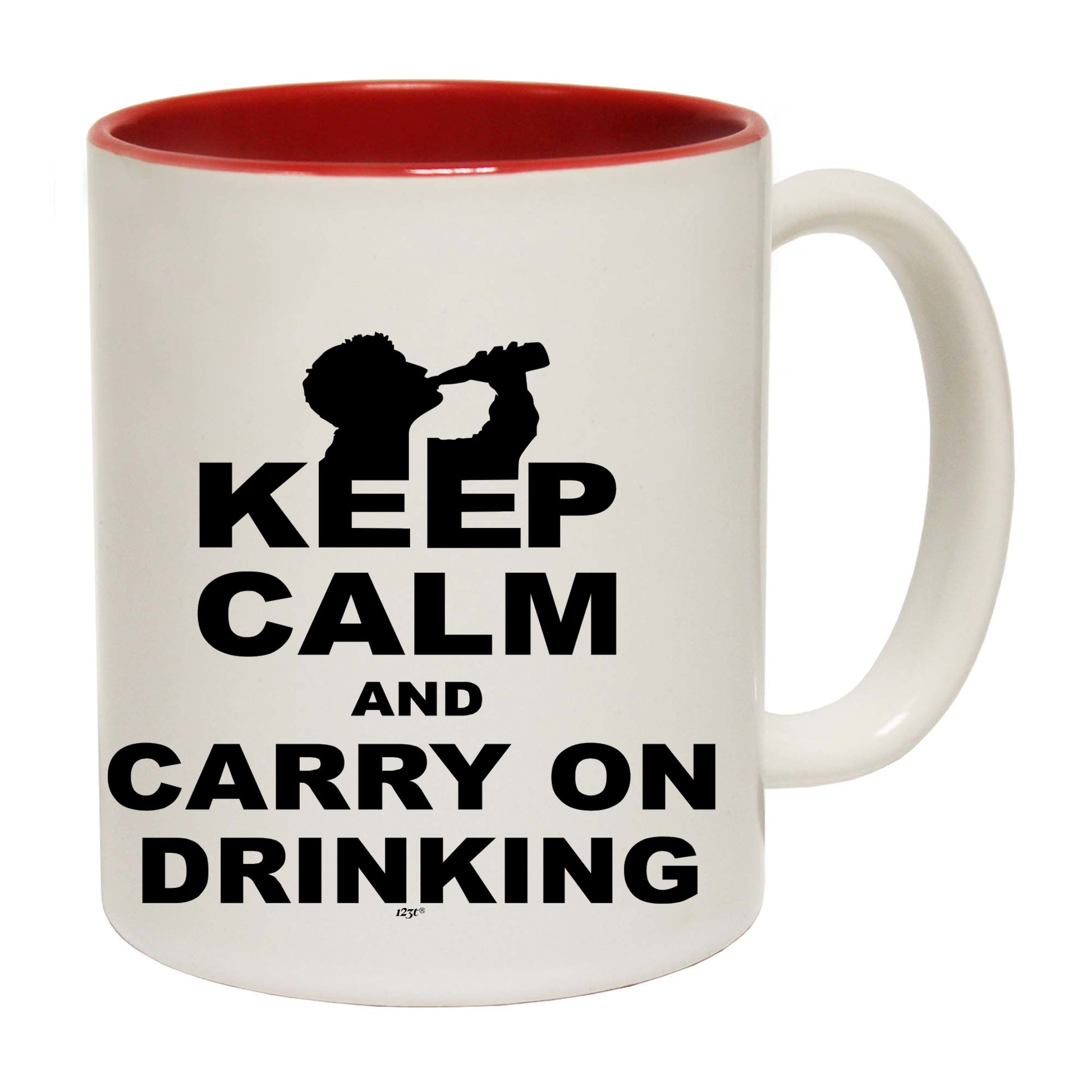 Keep Calm And Carry On Drinking - Funny Coffee Mug